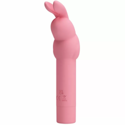 Imagen de PRETTY LOVE  VIBRADOR DE SILICONA CONEJO ROSA GERARDO