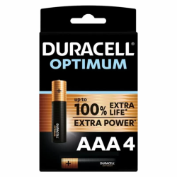 Imagen de DURACELL OPTIMUM 200 PILA ALCALINA AAA LR03 BLISTER*4