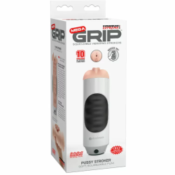 Imagen de PIPEDREAM EXTREME TOYZ MEGA GRIP VAGINA MASTURBADOR VIBRADOR