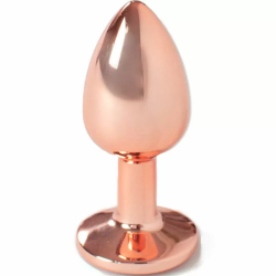 Imagen de SECRET PLAY - METAL BUTT PLUG ORO ROSA TALLA S 7 CM