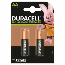 Imagen de DURACELL PILA RECARGABLE HR6 AA 2500mAh BLISTER*2