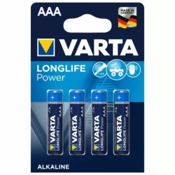 Imagen de VARTA LONGLIFE POWER PILA ALCALINA AAA LR03 BLISTER*4