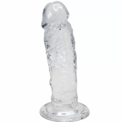 Imagen de MAJESTIC PENE REALISTICO TRANSPARENTE 14.7 CM