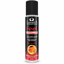 Imagen de LUXURIA FEEL HOT SENSATION LUBRICANTE BASE AGUA EFECTO CALOR 60 ML