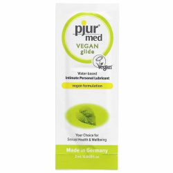 Imagen de PJUR MED VEGAN GLIDE LUBRICANTE BASE AGUA 2 ML