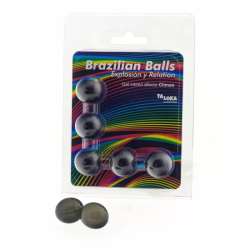 Imagen de TALOKA - BRAZILIAN BALLS GEL EXCITANTE EFECTO MORE FLAVOUR 5 BOLAS