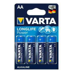 Imagen de VARTA LONGLIFE POWER PILA ALCALINA AA LR6 BLISTER*4