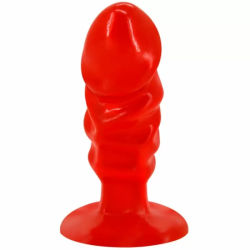 Imagen de BAILE PLUG ANAL UNISEX CON VENTOSA ROJO