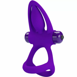 Imagen de PRETTY LOVE ANILLO VIBRADOR 10 VIBRACIONES SILICONA LILA