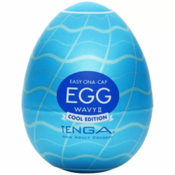 Imagen de TENGA WAVY II COOL EDITION HUEVO MASTURBADOR