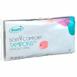 Imagen de BEPPY TAMPONES LUBRICADOS 4 UDS