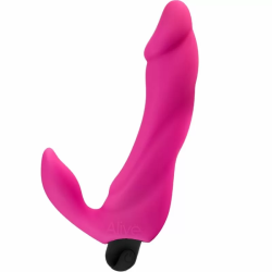 Imagen de BIFUN PRO DILDO VIBRADOR ROSA 14.9 CM