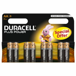 Imagen de DURACELL PLUS POWER PILA ALCALINA AA LR6 BLISTER*8