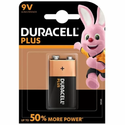 Imagen de DURACELL PLUS POWER PILA ALCALINA 9V LR61 BLISTER*1