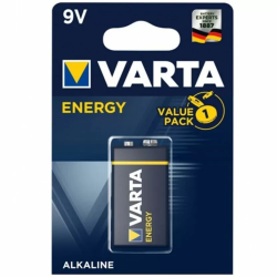 Imagen de VARTA ENERGY PILA ALCALINA 9V LR61 BLISTER*1