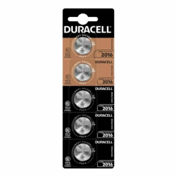 Imagen de DURACELL PILA BOTON LITIO CR2016 3V BLISTER*5