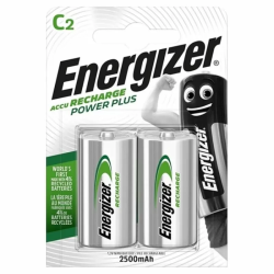 Imagen de ENERGIZER POWER PLUS PILA RECARGABLE HR14 C 2500mAh BLISTER*2