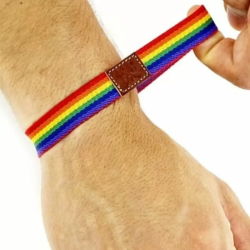 Imagen de PULSERA CHICO GOMA LUJO ORGULLO