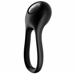 Imagen de SATISFYER MAJESTIC DUO ANILLO VIBRADOR NEGRO