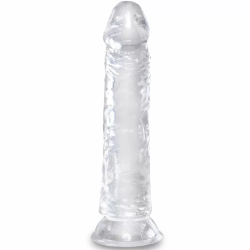 Imagen de KING COCK CLEAR PENE REALISTICO 19.7 CM TRANSPARENTE