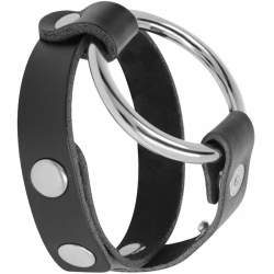 Imagen de DARKNESS ANILLO PARA PENE Y TESTÍCULOS BDSM