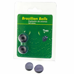 Imagen de TALOKA - BRAZILIAN BALLS GEL ÍNTIMO FRUTAS DEL BOSQUE 2 BOLAS