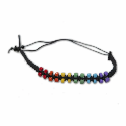 Imagen de PRIDE - PULSERA BOLITAS BANDERA LGBT