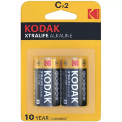 Imagen de KODAK XTRALIFE PILAS ALCALINAS C X 2 UNDS