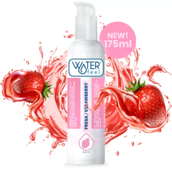 Imagen de WATERFEEL LUBRICANTE BASE AGUA FRESA 175 ML - ES EN IT NL FR DE