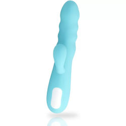 Imagen de MIA EIFFEL VIBRADOR ROTADOR AZUL TURQUESA