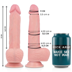 Imagen de ROCKARMY LIQUID SILICONE DILDO PREMIUM SPITFIRE 21CM