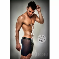 Imagen de BOXER NEGRO 026 TRANSPARENTE LARGO LEATHER