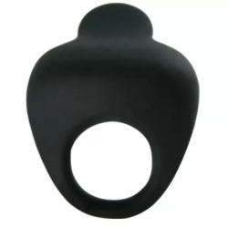 Imagen de ANILLO VIBRADOR THIMBLE PRETTY LOVE - NEGRO