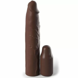 Imagen de PIPEDREAMS SLEEVE 22,86 CM + 7,62 CM PLUG BROWN