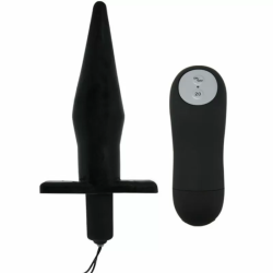 Imagen de BAILE BUTT PLUG ANAL CON VIBRACION - NEGRO