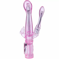 Imagen de VIBRADOR FLEXIBLE CON ESTIMULADOR ANAL