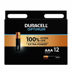 Imagen de DURACELL OPTIMUM 200 PILA ALCALINA AAA LR03 BLISTER*12