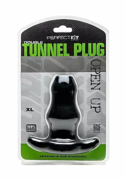 Imagen de PERFECT FIT DOUBLE TUNNEL PLUG XL - NEGRO