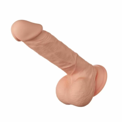 Imagen de BEAUTIFUL ENCOUNTER BAHAMUT DILDO REALISTICO FLEXIBLE 21.8 CM - NATURAL