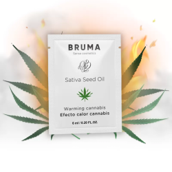 Imagen de BRUMA - 6 ML GEL DESLIZANTE CON ACEITE DE SEMILLA EFECTO CALOR SABOR CANNABIS