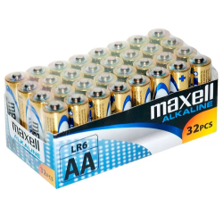 Imagen de MAXELL PILA ALCALINA AA LR6 PACK*32 PILAS