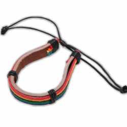 Imagen de PULSERA OJO TURCO DE LA SUERTE BANDERA