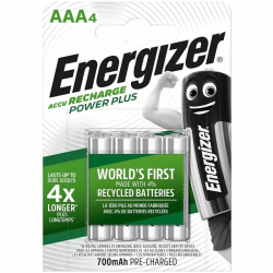 Imagen de ENERGIZER PILAS RECARGABLES AAA4 BLISTER 4