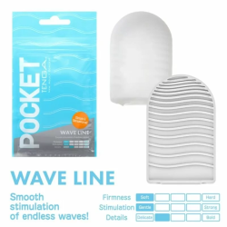 Imagen de TENGA WAVE LINE MASTURBADOR POCKET