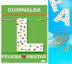 Imagen de GUIRNALDA FELICES FIESTAS (Cartulina 220gr)