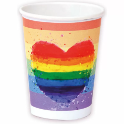 Imagen de PRIDE - SET 8 VASOS BANDERA LGBT