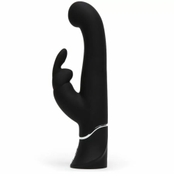 Imagen de HAPPY RABBIT VIBRADOR ESTIMULADOR PUNTO G NEGRO