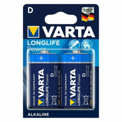 Imagen de VARTA LONGLIFE POWER PILA ALCALINA D LR20 BLISTER*2