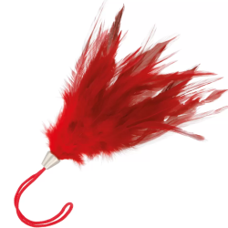 Imagen de DARKNESS PLUMA ESTIMULADORA ROJO 17CM