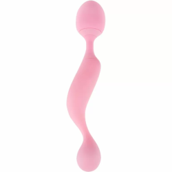 Imagen de MASAJEADOR UNIVERSAL VIBRADOR SILICONA ROSA